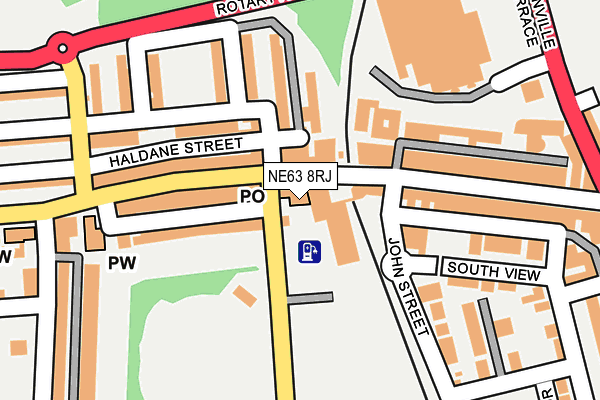NE63 8RJ map - OS OpenMap – Local (Ordnance Survey) NE63 8RJ map - OS OpenMap – Local (Ordnance Survey)