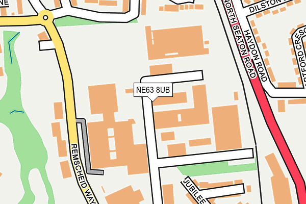 NE63 8UB map - OS OpenMap – Local (Ordnance Survey) NE63 8UB map - OS OpenMap – Local (Ordnance Survey)