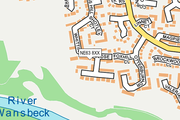 NE63 8XX map - OS OpenMap – Local (Ordnance Survey) NE63 8XX map - OS OpenMap – Local (Ordnance Survey)