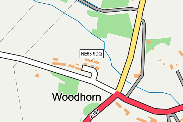 NE63 9DQ map - OS OpenMap – Local (Ordnance Survey) NE63 9DQ map - OS OpenMap – Local (Ordnance Survey)