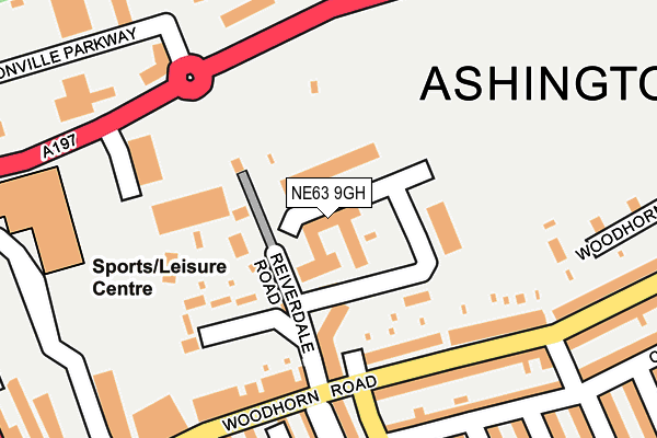 NE63 9GH map - OS OpenMap – Local (Ordnance Survey) NE63 9GH map - OS OpenMap – Local (Ordnance Survey)