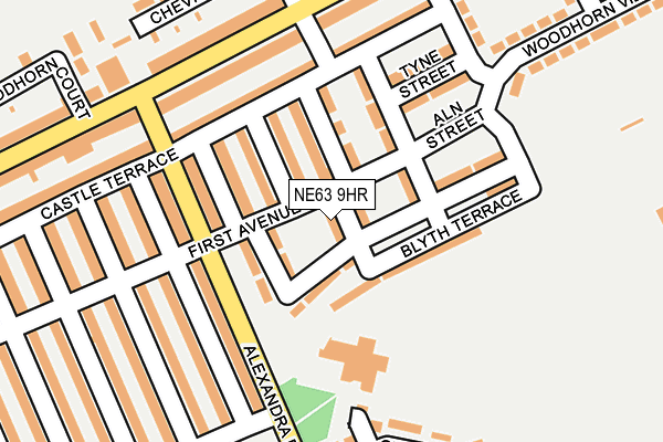 NE63 9HR map - OS OpenMap – Local (Ordnance Survey) NE63 9HR map - OS OpenMap – Local (Ordnance Survey)