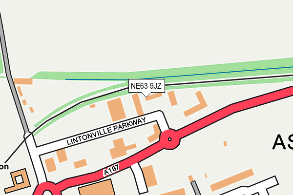 NE63 9JZ map - OS OpenMap – Local (Ordnance Survey) NE63 9JZ map - OS OpenMap – Local (Ordnance Survey)