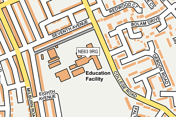 NE63 9RG map - OS OpenMap – Local (Ordnance Survey) NE63 9RG map - OS OpenMap – Local (Ordnance Survey)