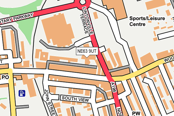 NE63 9UT map - OS OpenMap – Local (Ordnance Survey) NE63 9UT map - OS OpenMap – Local (Ordnance Survey)