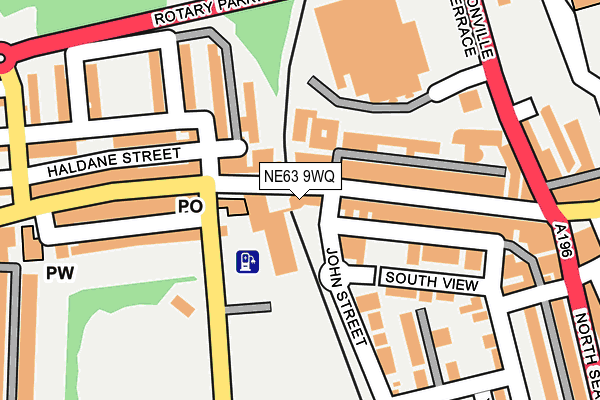 NE63 9WQ map - OS OpenMap – Local (Ordnance Survey) NE63 9WQ map - OS OpenMap – Local (Ordnance Survey)