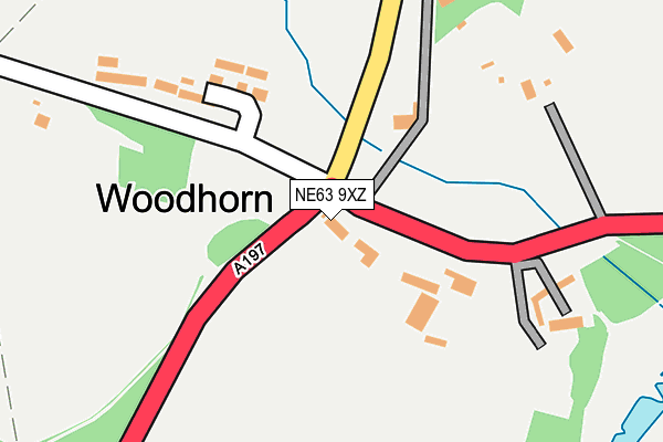 NE63 9XZ map - OS OpenMap – Local (Ordnance Survey) NE63 9XZ map - OS OpenMap – Local (Ordnance Survey)