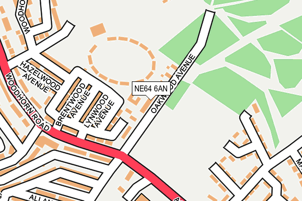 NE64 6AN map - OS OpenMap – Local (Ordnance Survey) NE64 6AN map - OS OpenMap – Local (Ordnance Survey)