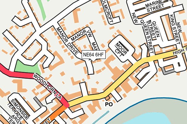 NE64 6HF map - OS OpenMap – Local (Ordnance Survey) NE64 6HF map - OS OpenMap – Local (Ordnance Survey)