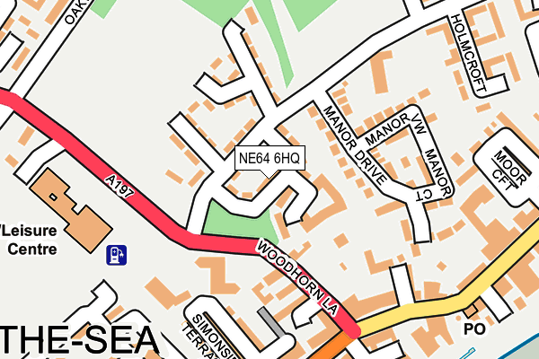 NE64 6HQ map - OS OpenMap – Local (Ordnance Survey) NE64 6HQ map - OS OpenMap – Local (Ordnance Survey)
