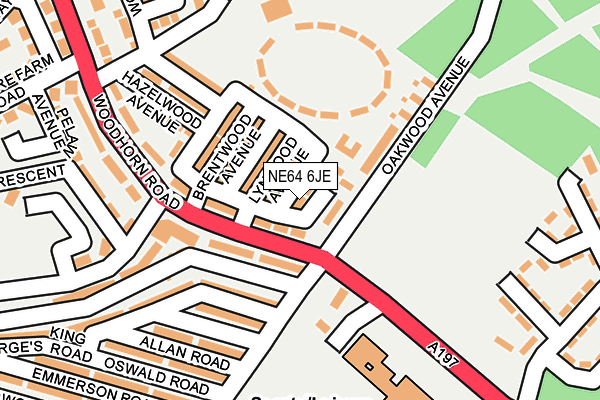 NE64 6JE map - OS OpenMap – Local (Ordnance Survey) NE64 6JE map - OS OpenMap – Local (Ordnance Survey)