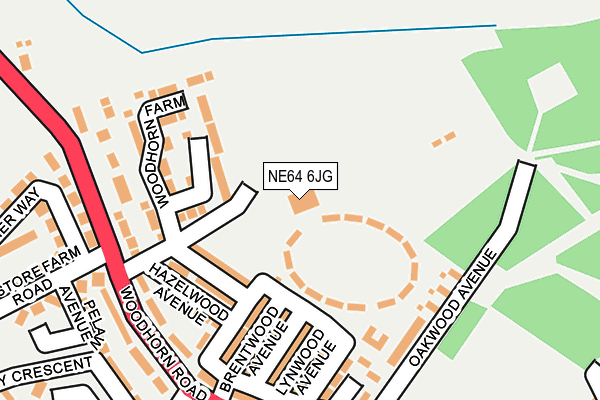 NE64 6JG map - OS OpenMap – Local (Ordnance Survey) NE64 6JG map - OS OpenMap – Local (Ordnance Survey)