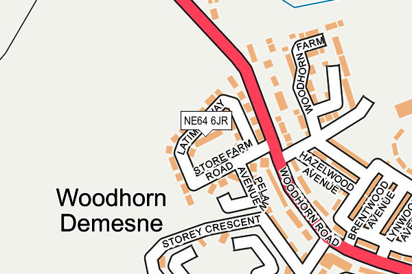 NE64 6JR map - OS OpenMap – Local (Ordnance Survey) NE64 6JR map - OS OpenMap – Local (Ordnance Survey)
