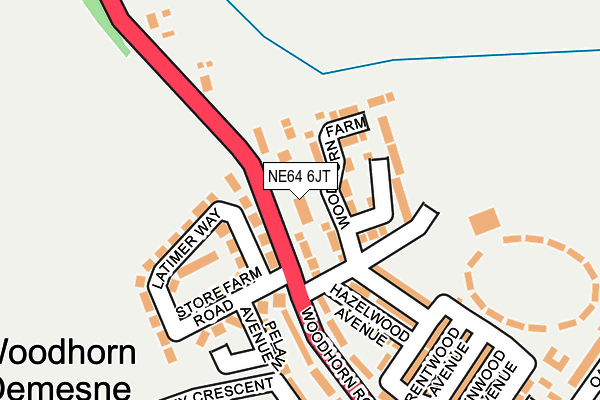 NE64 6JT map - OS OpenMap – Local (Ordnance Survey) NE64 6JT map - OS OpenMap – Local (Ordnance Survey)