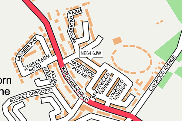 NE64 6JW map - OS OpenMap – Local (Ordnance Survey) NE64 6JW map - OS OpenMap – Local (Ordnance Survey)