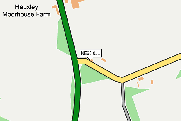 NE65 0JL map - OS OpenMap – Local (Ordnance Survey) NE65 0JL map - OS OpenMap – Local (Ordnance Survey)