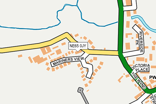 NE65 0JY map - OS OpenMap – Local (Ordnance Survey) NE65 0JY map - OS OpenMap – Local (Ordnance Survey)