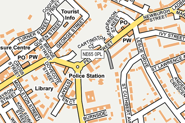 NE65 0PL map - OS OpenMap – Local (Ordnance Survey) NE65 0PL map - OS OpenMap – Local (Ordnance Survey)