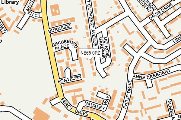 NE65 0PZ map - OS OpenMap – Local (Ordnance Survey) NE65 0PZ map - OS OpenMap – Local (Ordnance Survey)