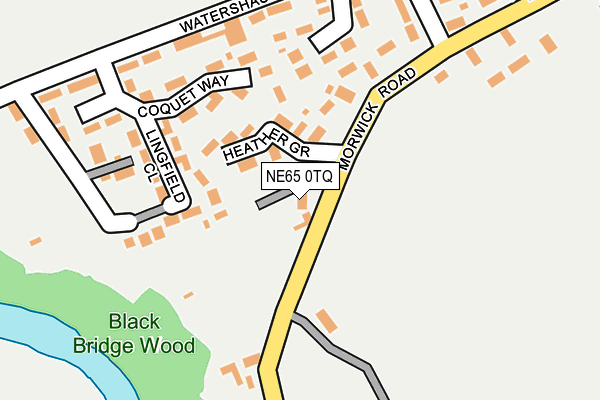 NE65 0TQ map - OS OpenMap – Local (Ordnance Survey) NE65 0TQ map - OS OpenMap – Local (Ordnance Survey)