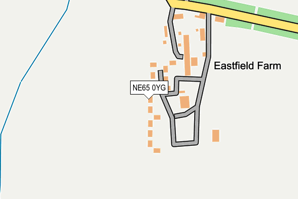 NE65 0YG map - OS OpenMap – Local (Ordnance Survey) NE65 0YG map - OS OpenMap – Local (Ordnance Survey)