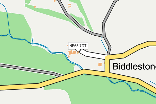 NE65 7DT map - OS OpenMap – Local (Ordnance Survey) NE65 7DT map - OS OpenMap – Local (Ordnance Survey)