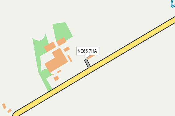 NE65 7HA map - OS OpenMap – Local (Ordnance Survey) NE65 7HA map - OS OpenMap – Local (Ordnance Survey)