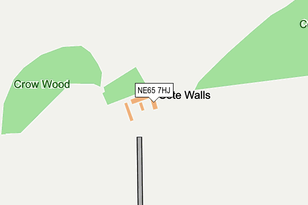 NE65 7HJ map - OS OpenMap – Local (Ordnance Survey) NE65 7HJ map - OS OpenMap – Local (Ordnance Survey)