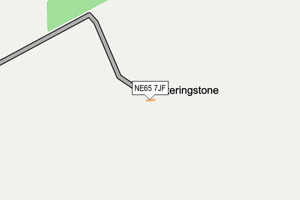 NE65 7JF map - OS OpenMap – Local (Ordnance Survey) NE65 7JF map - OS OpenMap – Local (Ordnance Survey)