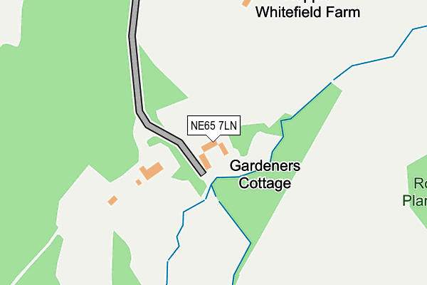 NE65 7LN map - OS OpenMap – Local (Ordnance Survey) NE65 7LN map - OS OpenMap – Local (Ordnance Survey)