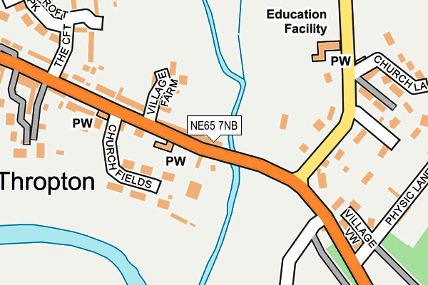 NE65 7NB map - OS OpenMap – Local (Ordnance Survey) NE65 7NB map - OS OpenMap – Local (Ordnance Survey)