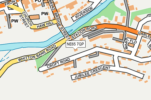 NE65 7QP map - OS OpenMap – Local (Ordnance Survey) NE65 7QP map - OS OpenMap – Local (Ordnance Survey)