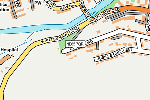 NE65 7QR map - OS OpenMap – Local (Ordnance Survey) NE65 7QR map - OS OpenMap – Local (Ordnance Survey)