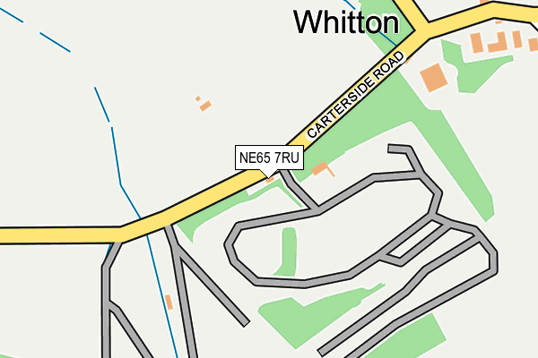 NE65 7RU map - OS OpenMap – Local (Ordnance Survey) NE65 7RU map - OS OpenMap – Local (Ordnance Survey)