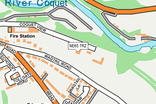 NE65 7RZ map - OS OpenMap – Local (Ordnance Survey) NE65 7RZ map - OS OpenMap – Local (Ordnance Survey)