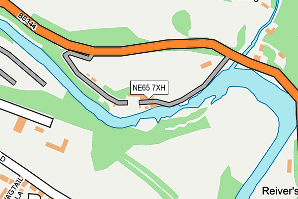 NE65 7XH map - OS OpenMap – Local (Ordnance Survey) NE65 7XH map - OS OpenMap – Local (Ordnance Survey)