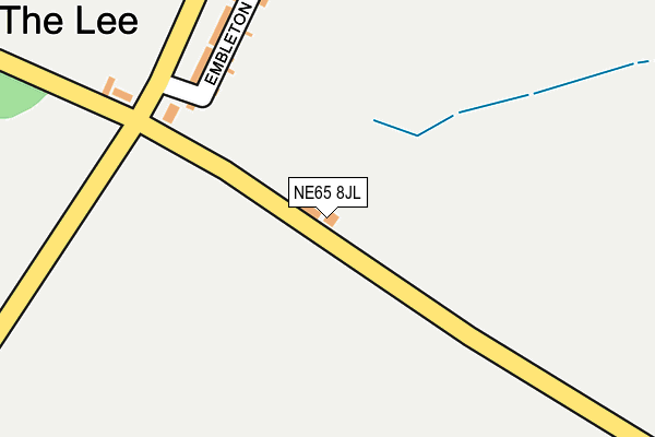 NE65 8JL map - OS OpenMap – Local (Ordnance Survey) NE65 8JL map - OS OpenMap – Local (Ordnance Survey)