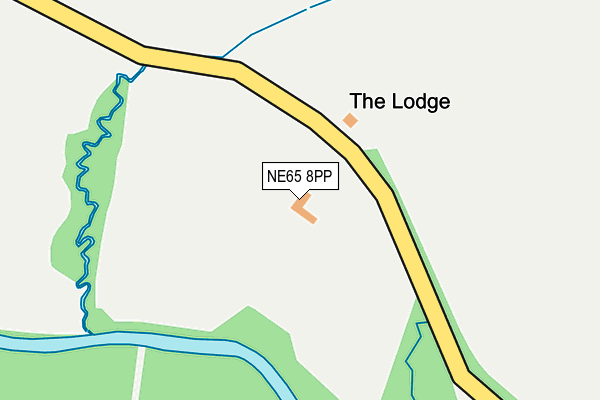 NE65 8PP map - OS OpenMap – Local (Ordnance Survey) NE65 8PP map - OS OpenMap – Local (Ordnance Survey)