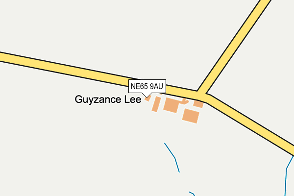 NE65 9AU map - OS OpenMap – Local (Ordnance Survey) NE65 9AU map - OS OpenMap – Local (Ordnance Survey)