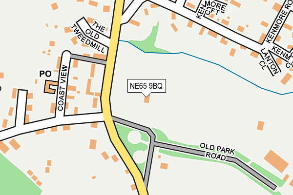 NE65 9BQ map - OS OpenMap – Local (Ordnance Survey) NE65 9BQ map - OS OpenMap – Local (Ordnance Survey)