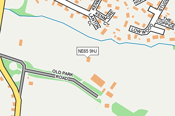 NE65 9HJ map - OS OpenMap – Local (Ordnance Survey) NE65 9HJ map - OS OpenMap – Local (Ordnance Survey)
