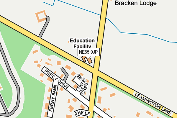 NE65 9JP map - OS OpenMap – Local (Ordnance Survey) NE65 9JP map - OS OpenMap – Local (Ordnance Survey)
