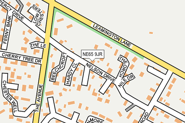 NE65 9JR map - OS OpenMap – Local (Ordnance Survey) NE65 9JR map - OS OpenMap – Local (Ordnance Survey)
