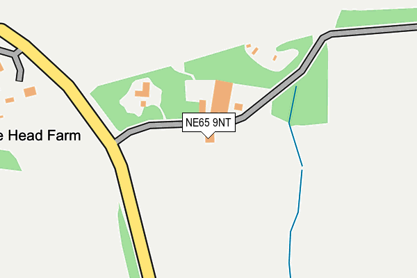 NE65 9NT map - OS OpenMap – Local (Ordnance Survey) NE65 9NT map - OS OpenMap – Local (Ordnance Survey)