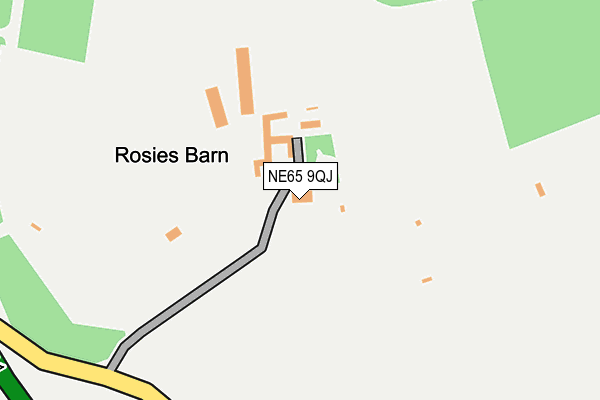 NE65 9QJ map - OS OpenMap – Local (Ordnance Survey)