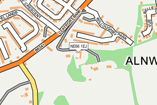 NE66 1EJ map - OS OpenMap – Local (Ordnance Survey) NE66 1EJ map - OS OpenMap – Local (Ordnance Survey)
