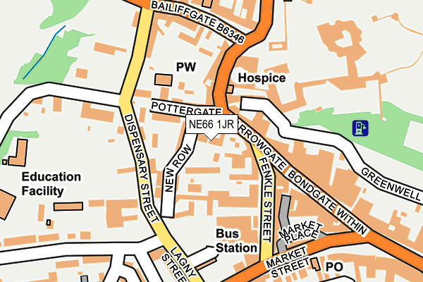 NE66 1JR map - OS OpenMap – Local (Ordnance Survey) NE66 1JR map - OS OpenMap – Local (Ordnance Survey)