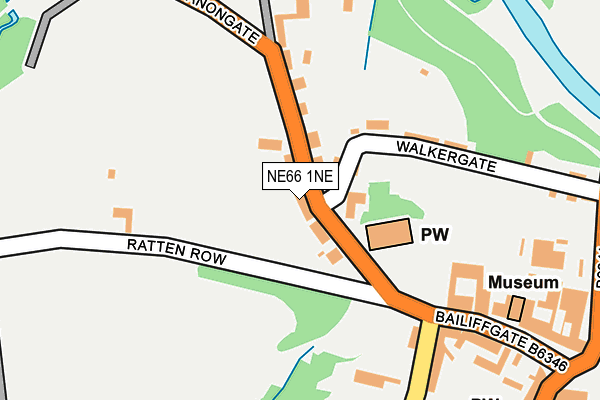 NE66 1NE map - OS OpenMap – Local (Ordnance Survey) NE66 1NE map - OS OpenMap – Local (Ordnance Survey)