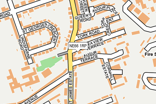 NE66 1RP map - OS OpenMap – Local (Ordnance Survey) NE66 1RP map - OS OpenMap – Local (Ordnance Survey)
