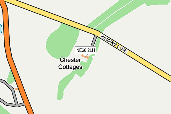 NE66 2LH map - OS OpenMap – Local (Ordnance Survey) NE66 2LH map - OS OpenMap – Local (Ordnance Survey)